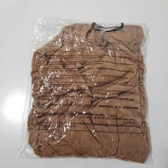 *NWT Forever 21 Ruched One-Shoulder Dress in Camel Size S* - Picture 7 of 7